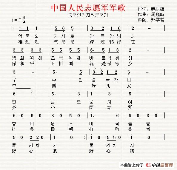 志愿军歌曲谱，历史的旋律与时代的记忆，志愿军歌曲谱，历史的旋律与时代记忆