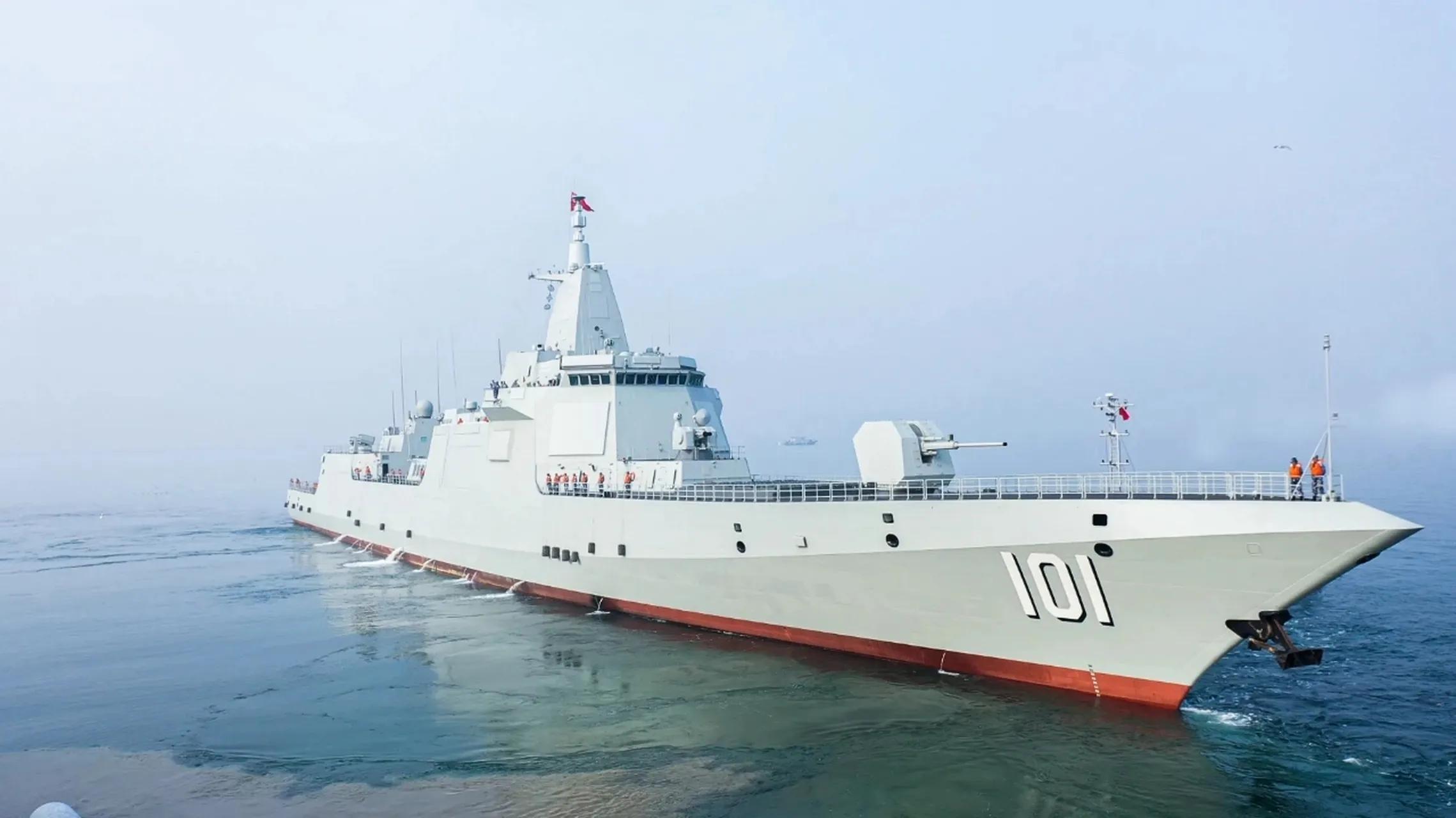 海军101舰，中国海军力量的骄傲，中国海军力量之骄傲，海军101舰风采展示
