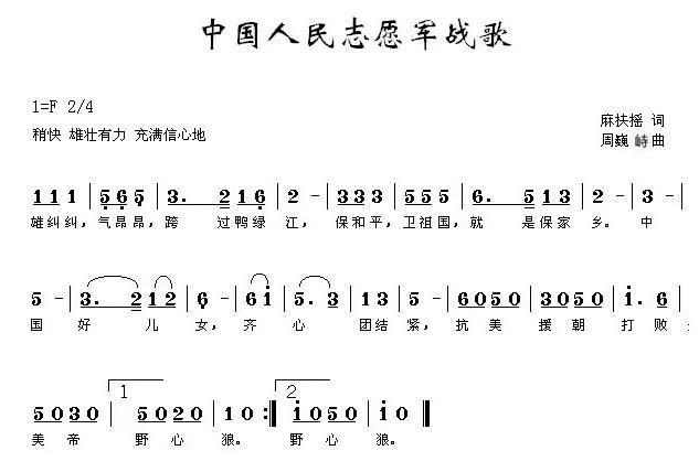 志愿军军歌完整版简谱及其深远意义，志愿军军歌完整版简谱与深远意义解析