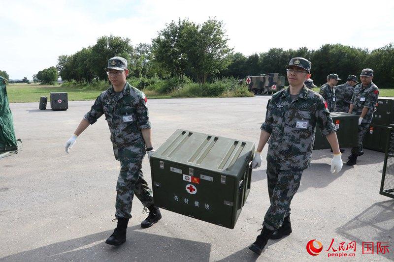 中德联合救援2019卫勤实兵演习，深化军事合作，共筑安全屏障，中德联合救援实兵演习，深化军事合作，共筑安全屏障防线