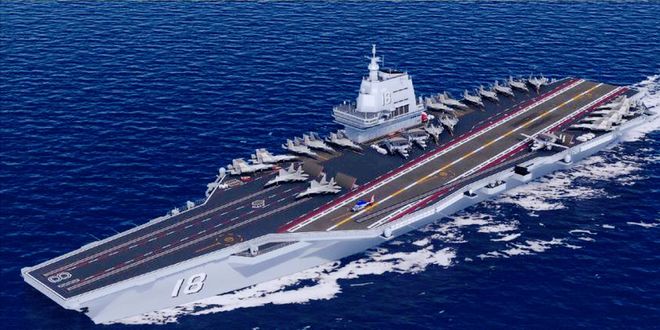 中国新航母的长度揭秘，走向海洋强国的坚实力量，中国新航母长度揭秘，走向海洋强国的坚实步伐
